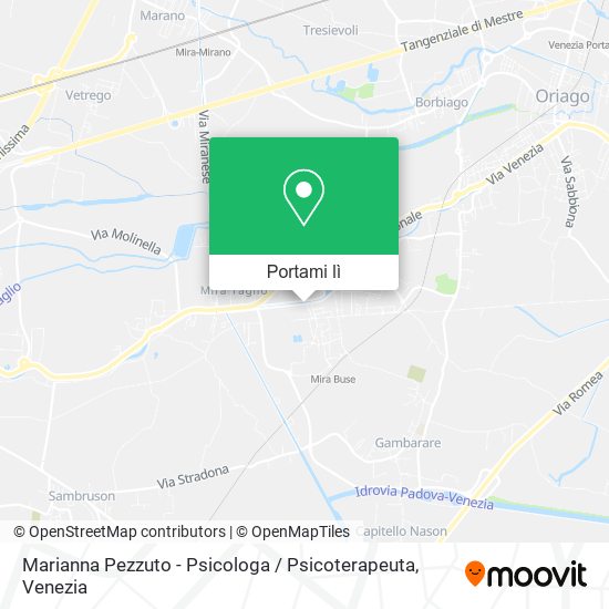 Mappa Marianna Pezzuto - Psicologa / Psicoterapeuta