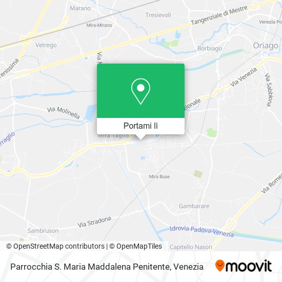Mappa Parrocchia S. Maria Maddalena Penitente
