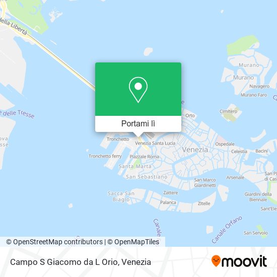 Mappa Campo S Giacomo da L Orio