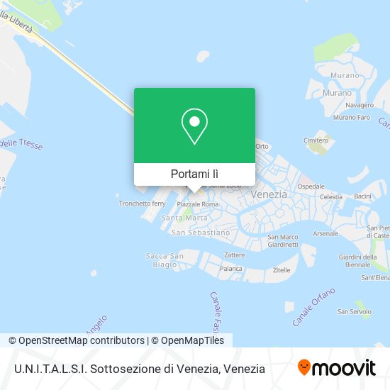 Mappa U.N.I.T.A.L.S.I. Sottosezione di Venezia