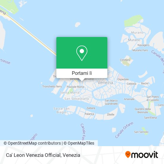 Mappa Ca' Leon Venezia Official