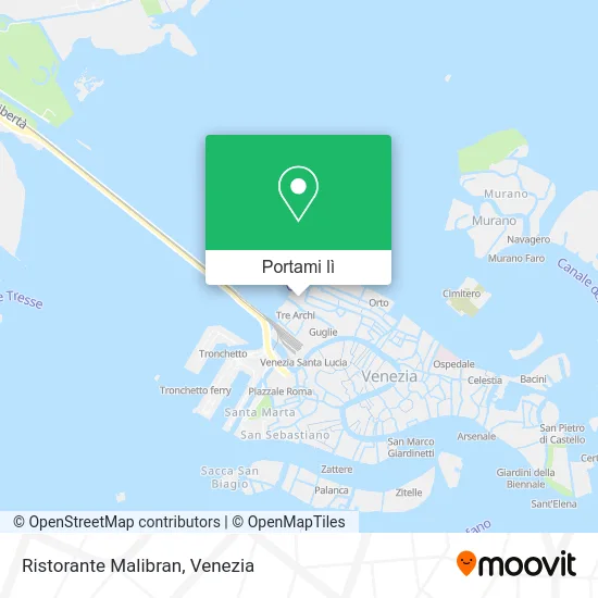 Mappa Ristorante Malibran