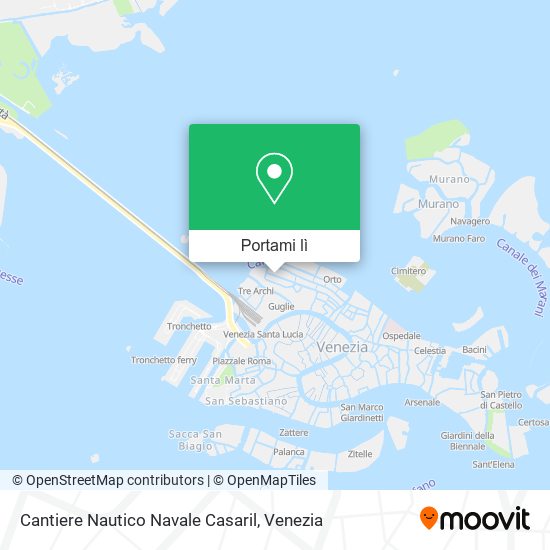 Mappa Cantiere Nautico Navale Casaril