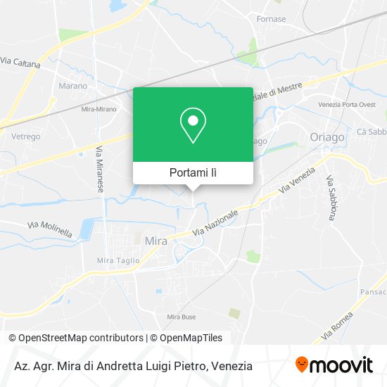 Mappa Az. Agr. Mira di Andretta Luigi Pietro