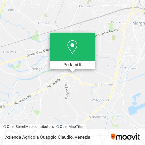 Mappa Azienda Agricola Quaggio Claudio