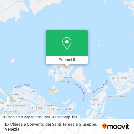 Mappa Ex Chiesa e Convento dei Santi Teresa e Giuseppe