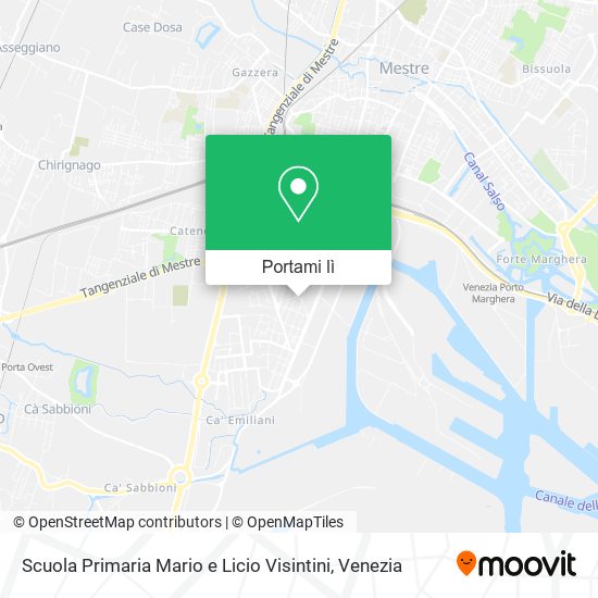 Mappa Scuola Primaria Mario e Licio Visintini