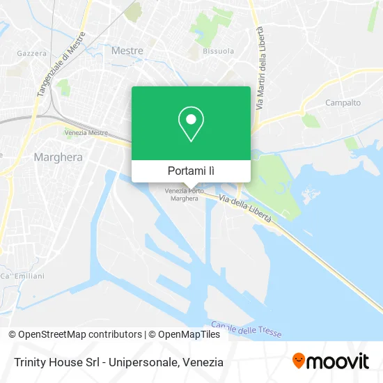 Mappa Trinity House Srl - Unipersonale