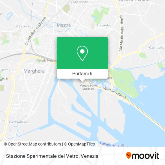 Mappa Stazione Sperimentale del Vetro
