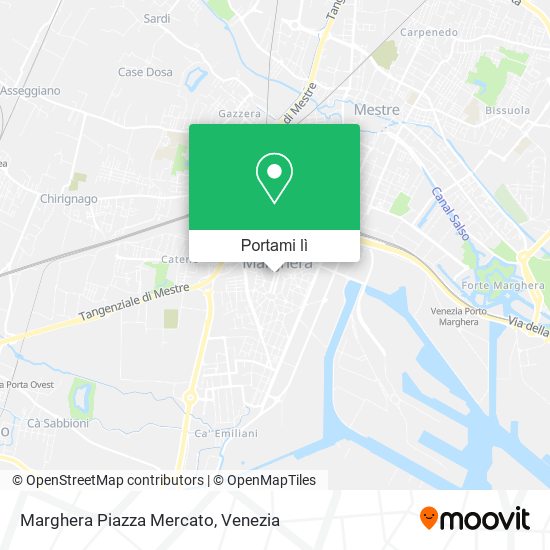 Mappa Marghera Piazza Mercato