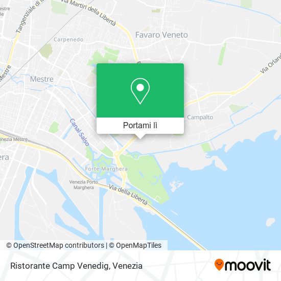 Mappa Ristorante Camp Venedig