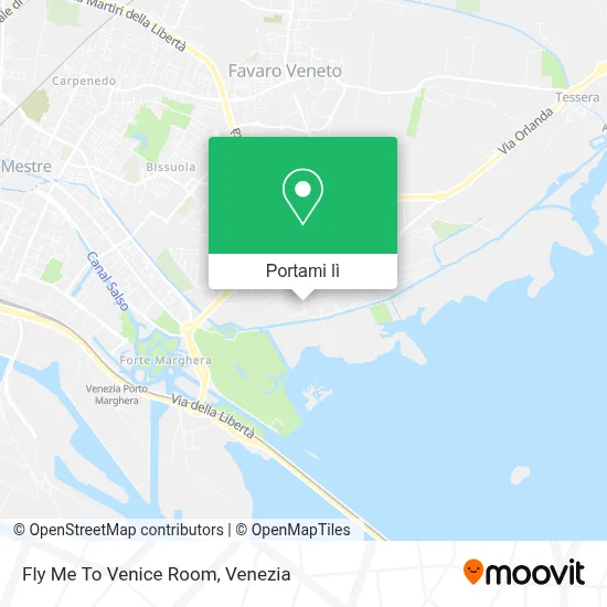 Mappa Fly Me To Venice Room