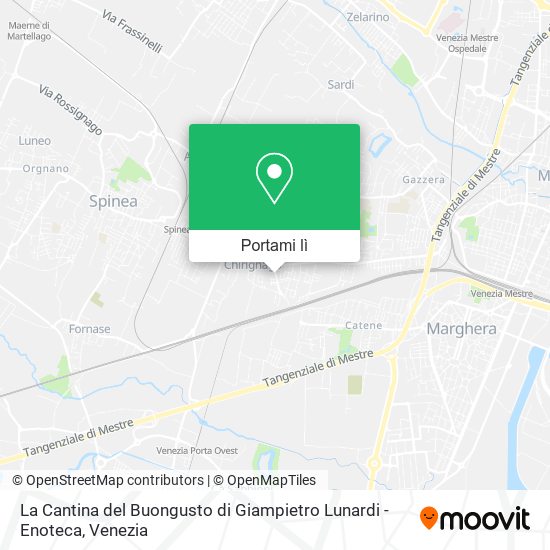 Mappa La Cantina del Buongusto di Giampietro Lunardi - Enoteca
