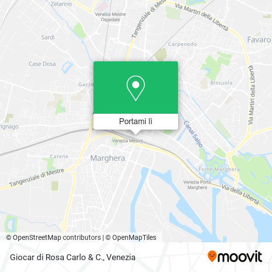 Mappa Giocar di Rosa Carlo & C.