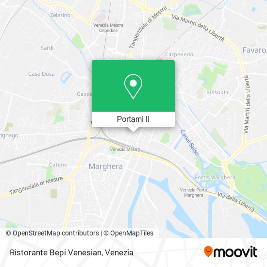 Mappa Ristorante Bepi Venesian