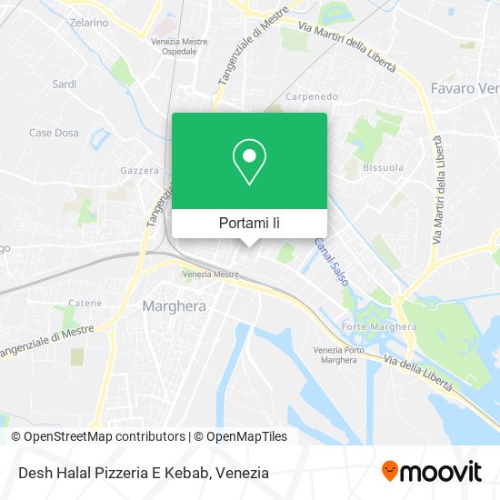 Mappa Desh Halal Pizzeria E Kebab