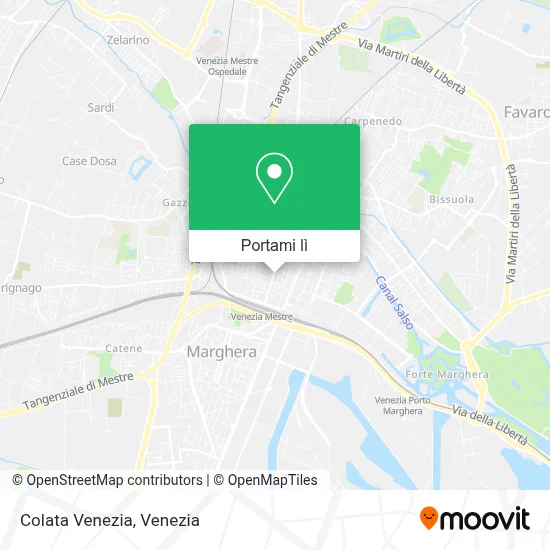 Mappa Colata Venezia
