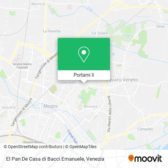 Mappa El Pan De Casa di Bacci Emanuele