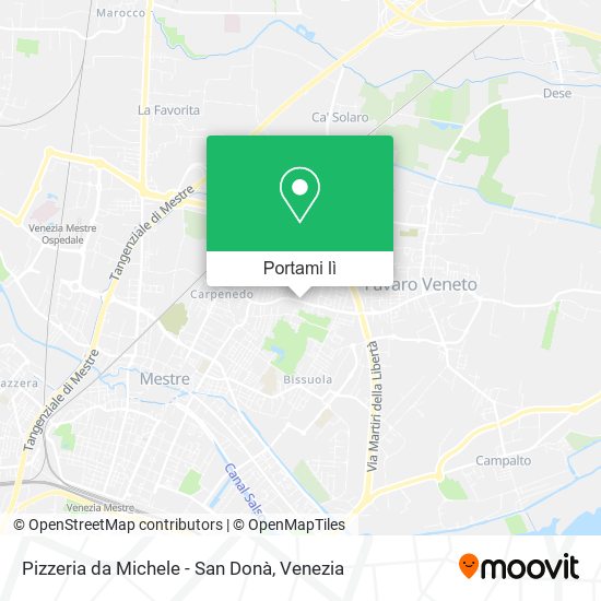 Mappa Pizzeria da Michele - San Donà