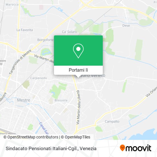 Mappa Sindacato Pensionati Italiani-Cgil.