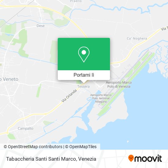 Mappa Tabaccheria Santi Santi Marco