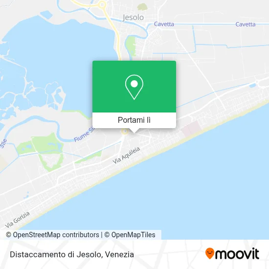 Mappa Distaccamento di Jesolo