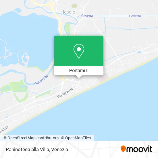 Mappa Paninoteca alla Villa