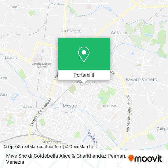 Mappa Mive Snc di Coldebella Alice & Charkhandaz Peiman