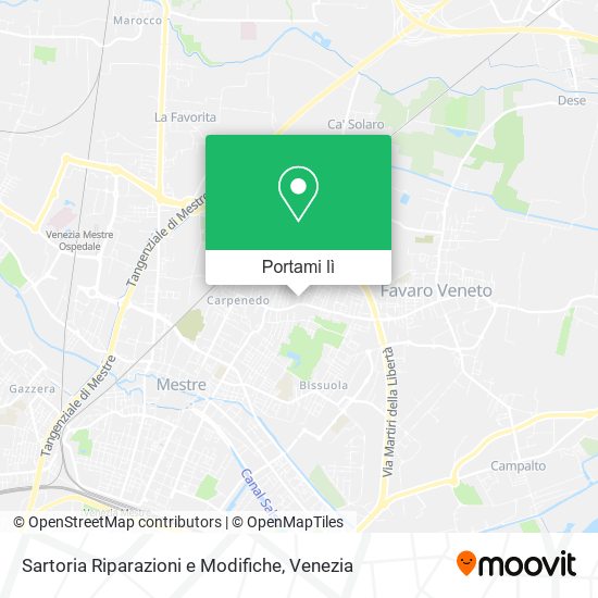 Mappa Sartoria Riparazioni e Modifiche