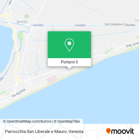 Mappa Parrocchia San Liberale e Mauro