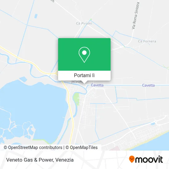 Mappa Veneto Gas & Power