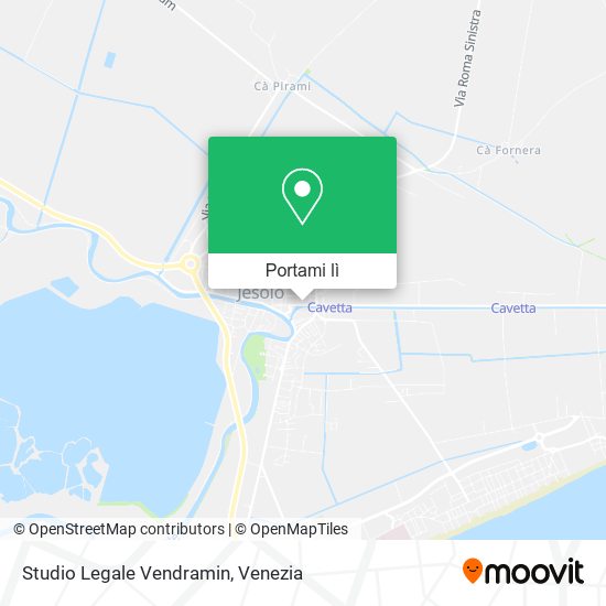 Mappa Studio Legale Vendramin