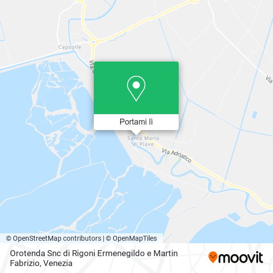 Mappa Orotenda Snc di Rigoni Ermenegildo e Martin Fabrizio