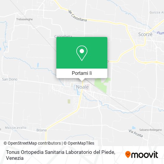 Mappa Tonus Ortopedia Sanitaria Laboratorio del Piede