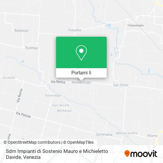 Mappa Sdm Impianti di Sostenio Mauro e Michieletto Davide