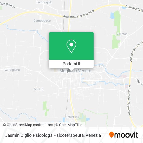 Mappa Jasmin Diglio Psicologa Psicoterapeuta