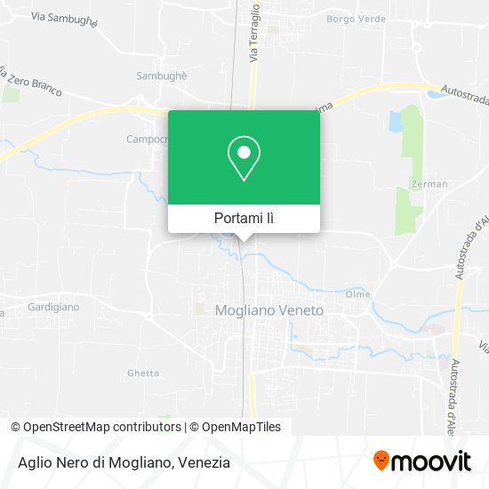 Mappa Aglio Nero di Mogliano