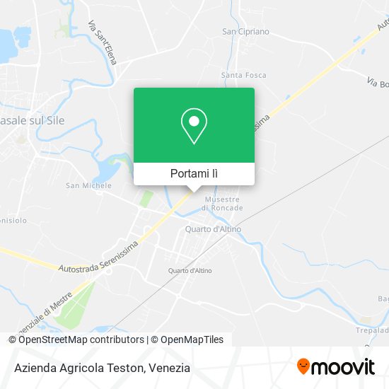 Mappa Azienda Agricola Teston