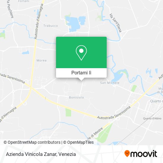 Mappa Azienda Vinicola Zanar