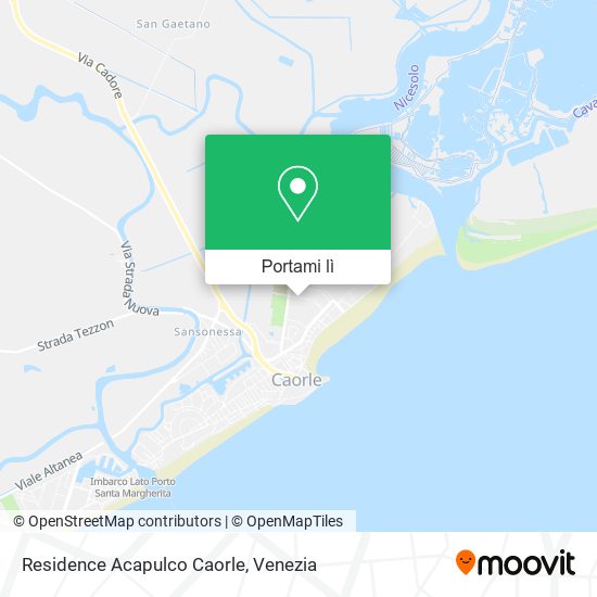 Mappa Residence Acapulco Caorle