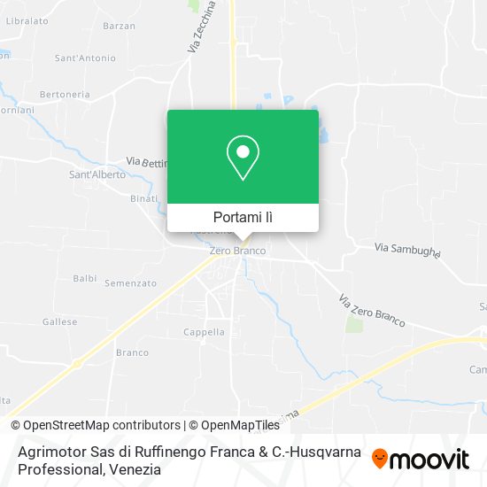 Mappa Agrimotor Sas di Ruffinengo Franca & C.-Husqvarna Professional