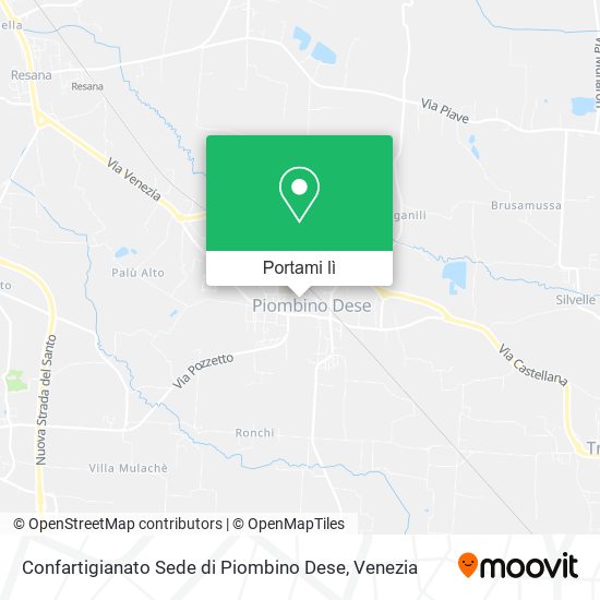 Mappa Confartigianato Sede di Piombino Dese