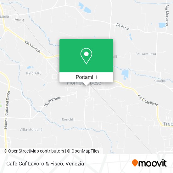 Mappa Cafè Caf Lavoro & Fisco