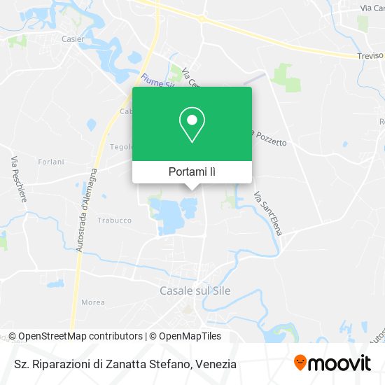 Mappa Sz. Riparazioni di Zanatta Stefano