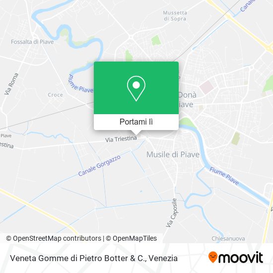 Mappa Veneta Gomme di Pietro Botter & C.