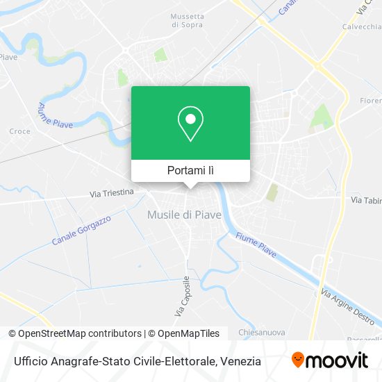 Mappa Ufficio Anagrafe-Stato Civile-Elettorale