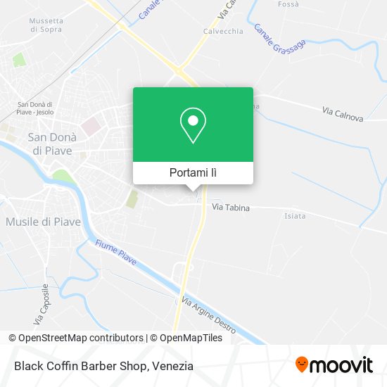Mappa Black Coffin Barber Shop