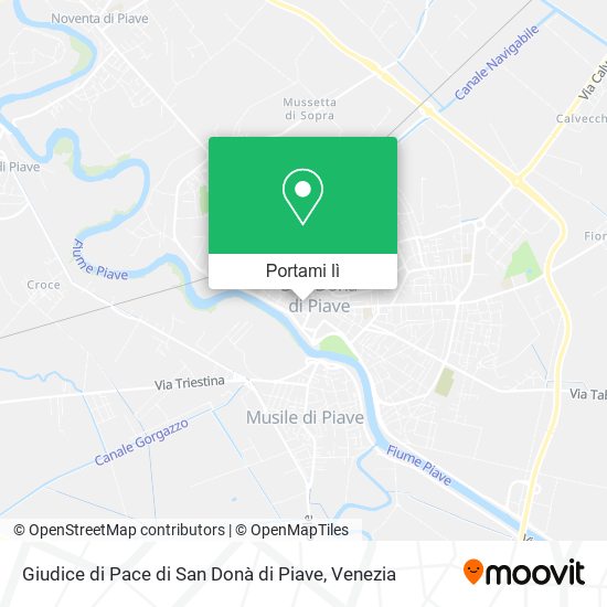 Mappa Giudice di Pace di San Donà di Piave