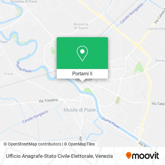 Mappa Ufficio Anagrafe-Stato Civile-Elettorale