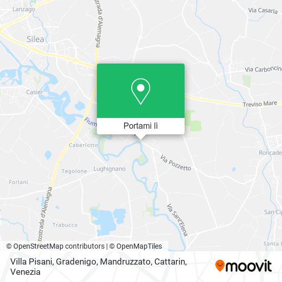 Mappa Villa Pisani, Gradenigo, Mandruzzato, Cattarin